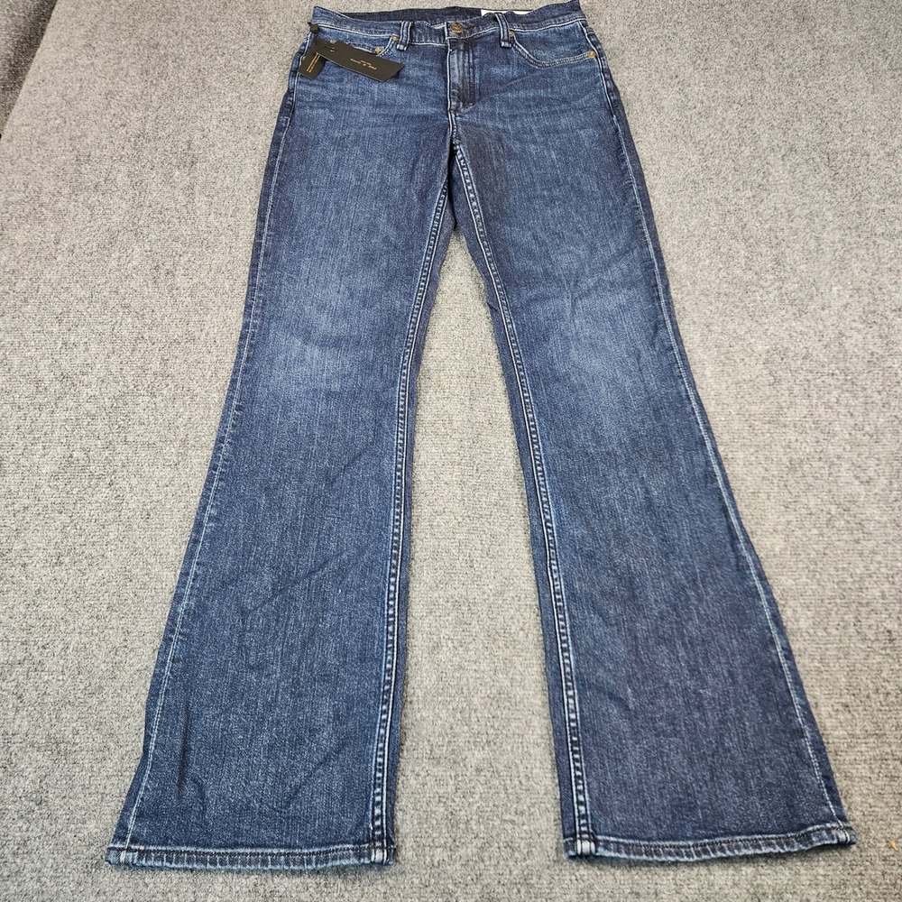 $258 Rag & Bone Peyton Mid-Rise Bootcut Jeans Rhinebeck Blue RJ4225F1SRH Mens 28